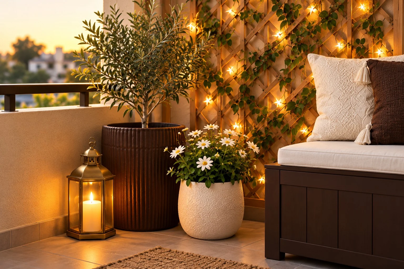 plant corners & little lights